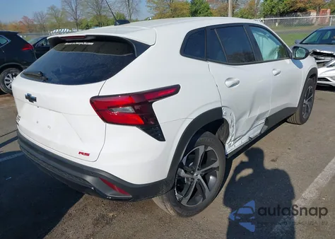 2025 Chevrolet Trax Fwd 1Rs z USA, uszkodzony, nr VIN KL77LGEP6SC193662